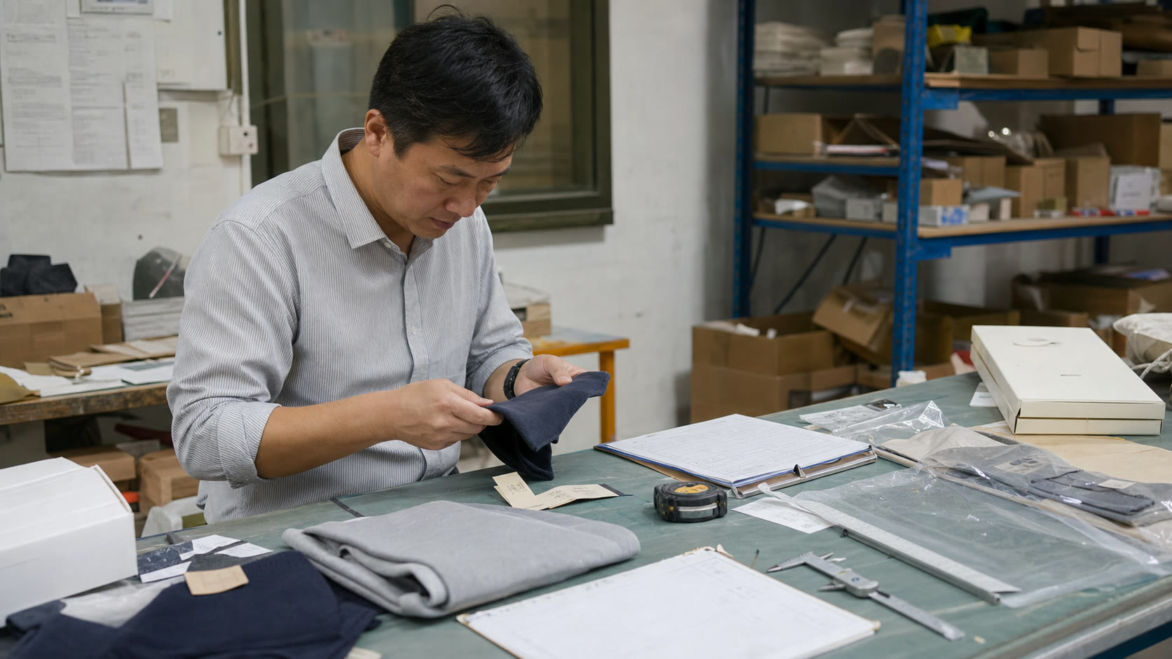 Documentary-style inspection desk and sourcing notes