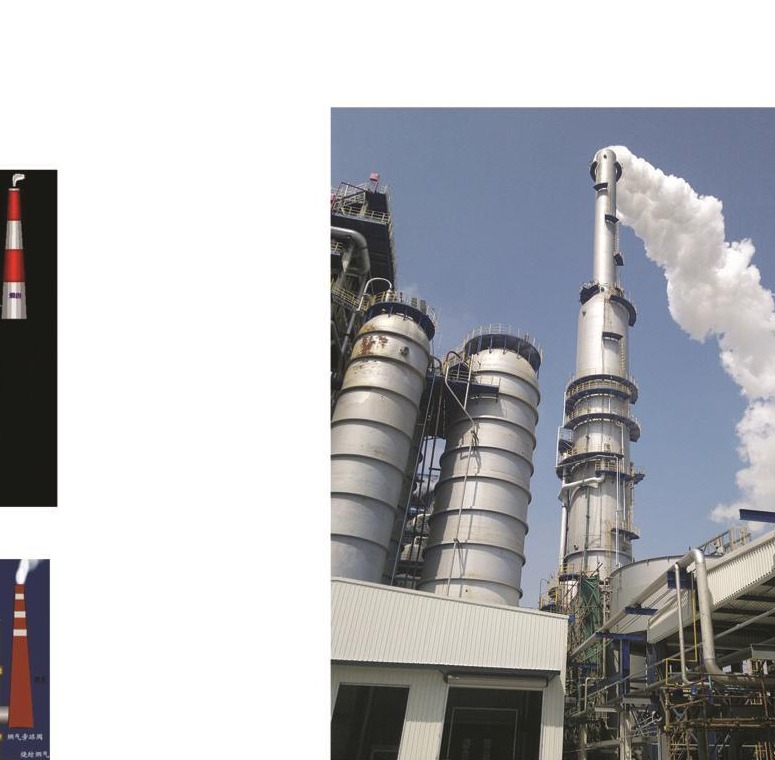 Real desulfurization and dust-removal system image from supplier material